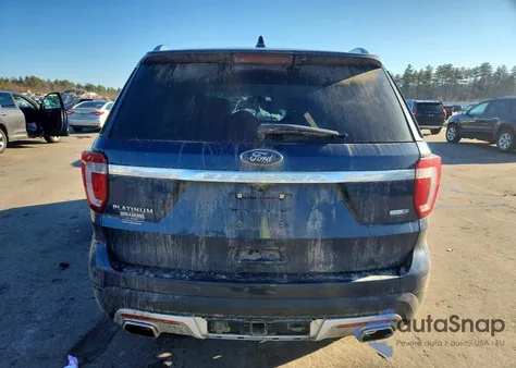 2016 Ford Explorer Platinum из США, поврежденный, VIN 1FM5K8HT1GGC03098